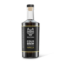 Load image into Gallery viewer, Bottle of Wolftown Cold Brew Coffee Liqueur Vanilla on a white background