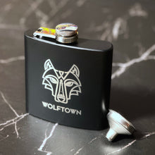 Load image into Gallery viewer, Wolftown Hip Flask - Wolftown