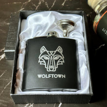 Load image into Gallery viewer, Wolftown Hip Flask - Wolftown